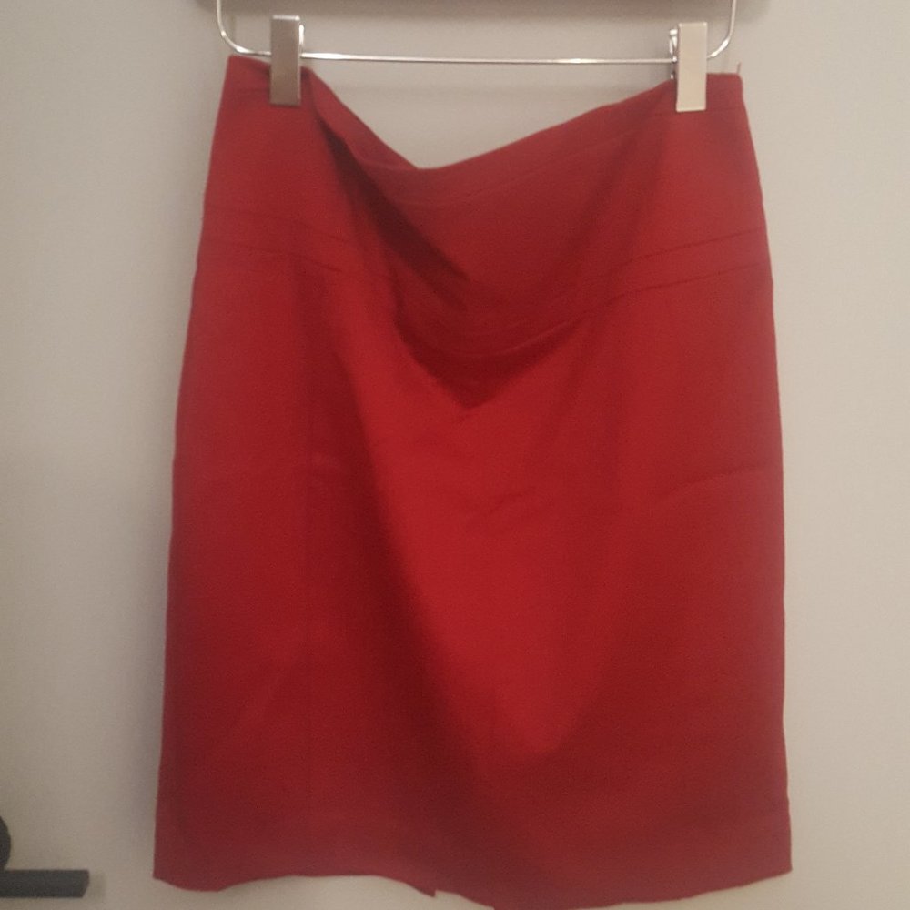 Express Studio Red Pencil Skirt